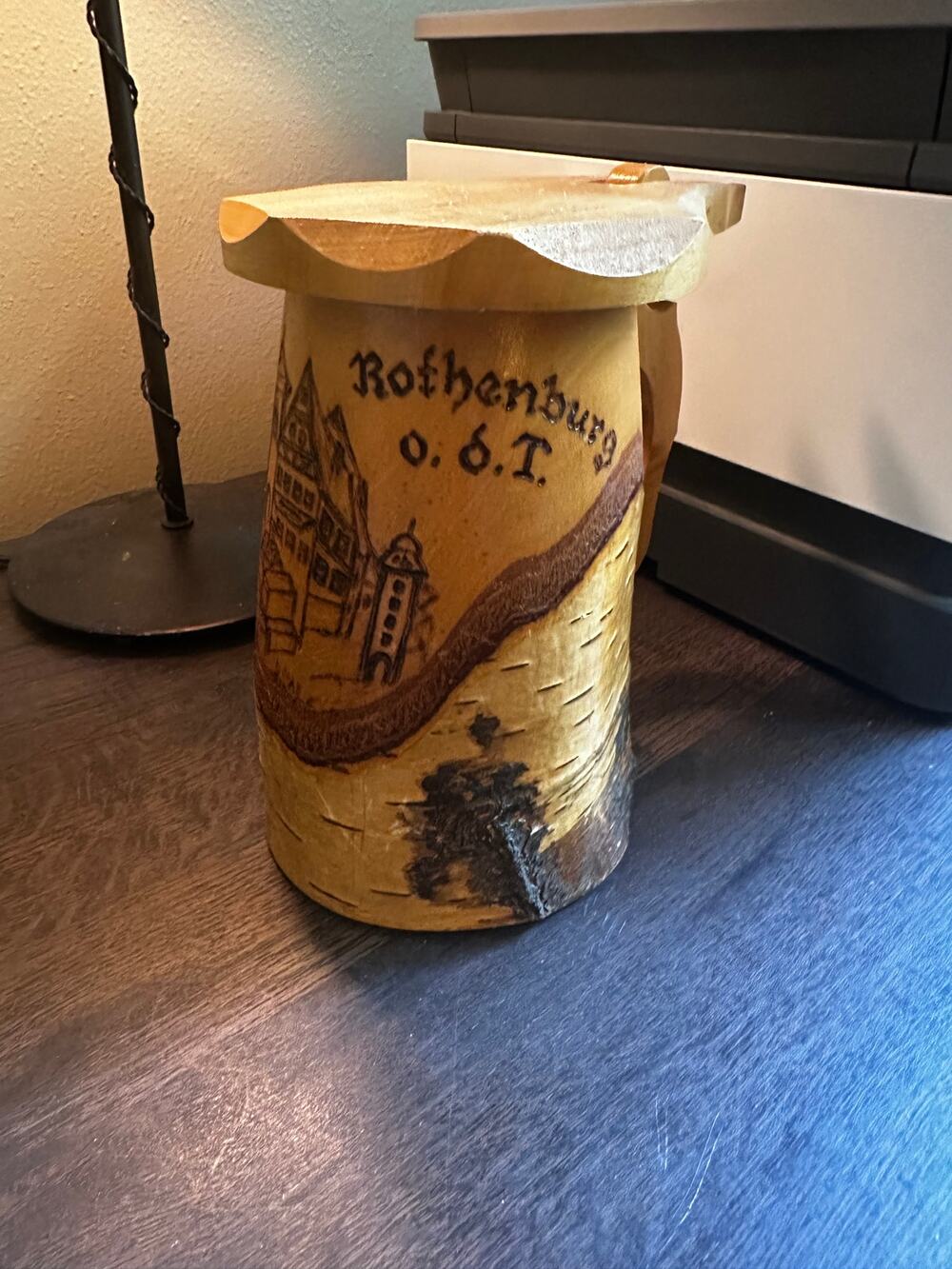 VINTAGE GERMAN HAND CARVED BEER STEIN